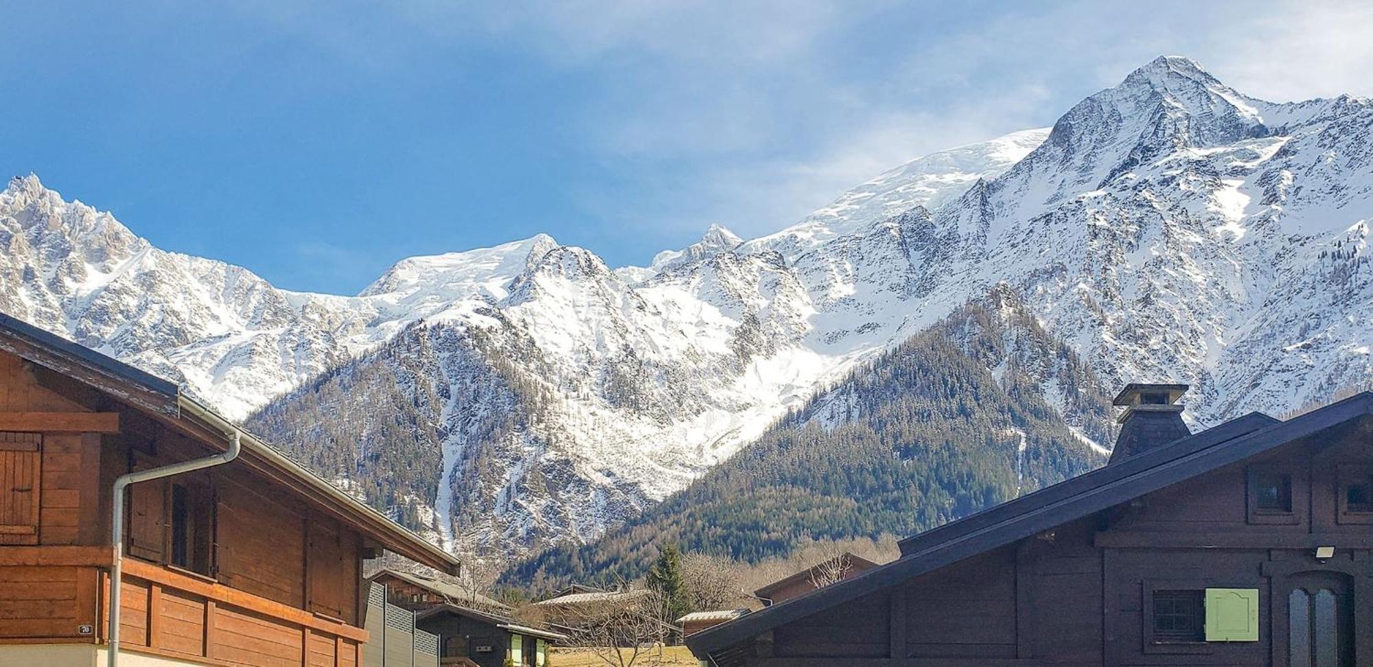 Apartament La Griaz - Chaleureux Et Cosy -Vue Sur Les Montagnes - Grand Balcon Les Houches Zewnętrze zdjęcie